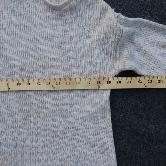 Abercrombie & Fitch Hooded Cardigan Sweater M Long Boxy Fit Ribbed Fisherman EUC - Picture 13 of 16